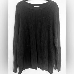 3X Rachel Comey Black Knit Sweater